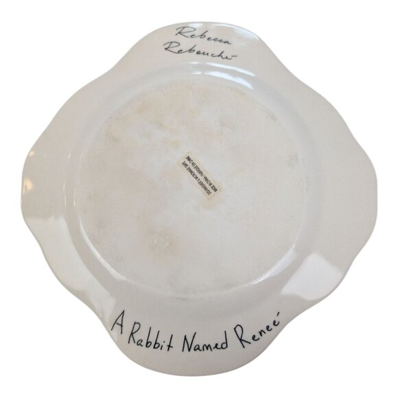 Anthropologie Rebecca Rebouche Curious Deciduous "A Rabbit Named Renee" Plate - Picture 2 of 3